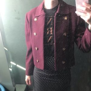 Burgundy Blazer